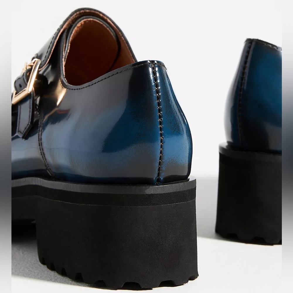 New Women's All Black Lug Monk Flats!!🔥🔥🔥 - Picture 4 of 13